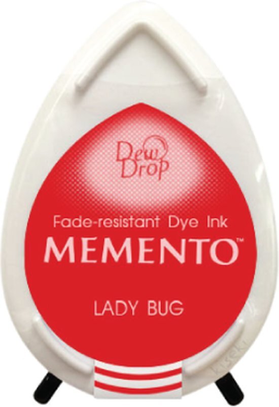 Tsukineko Memento Dew Drop Lady Bug inktkussen rood MD-000-300