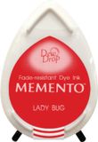 Tsukineko Memento Dew Drop Lady Bug inktkussen rood MD-000-300