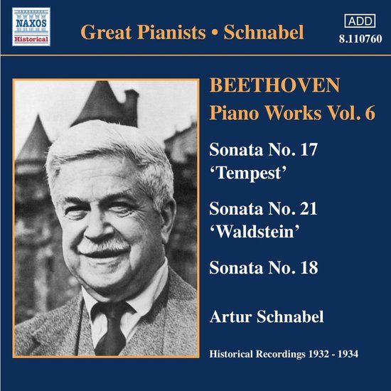 Outhere Naxos Historical Artur Schnabel - Beethoven: Piano Works 6 (CD) (Remastered)