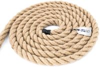 DQ-PP Jute touw, 10 m, 20 mm dikte, naturel bruin