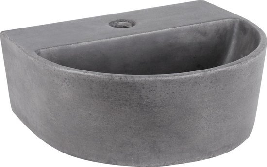 Differnz Demi – Fontein beton donkergrijs – 30 x 25 x 11 cm