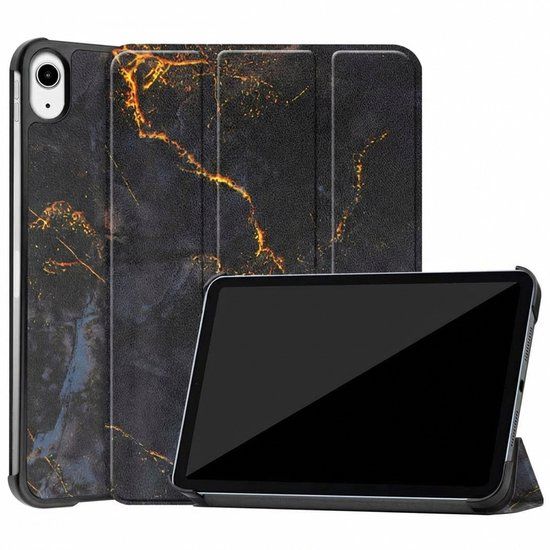 imoshion Tablet Hoes - Geschikt voor Apple iPad Mini 6 (2021) - Black Marble