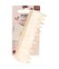 PARSA Beauty Pince à cheveux Acrylique Double denture blanc