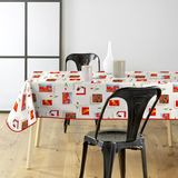 Douceur d'intérieur Rectangular Tablecloth (140 x 240 cm) Tulip, PVC Photo Print