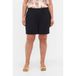 Zizzi high waist casual short donkerblauw