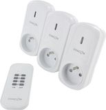 Chacon Set Van 3 Schakelstopcontacten En Afstandsbediening (2000W)