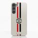 Fibriva™ Coque de Téléphone Officielle Manchester United – Rayures Verticales et Blason