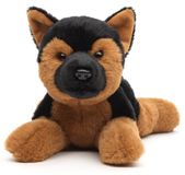 Uni-Toys Eco-Line - Duitse herder liggend - 27 cm - pluche hond - knuffeldier