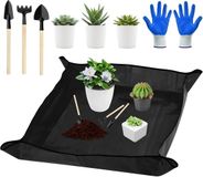 Unyqoos ® Opvouwbare Waterdichte Tuinmat voor Plantenverzorging en Verpotten met Praktische Accessoires