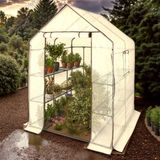 AREBOS Premium foliedrivhus 3 niveauer