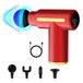 Mini pistolet de massage musculaire avec 6 positions réglables et 4 têtes de massage