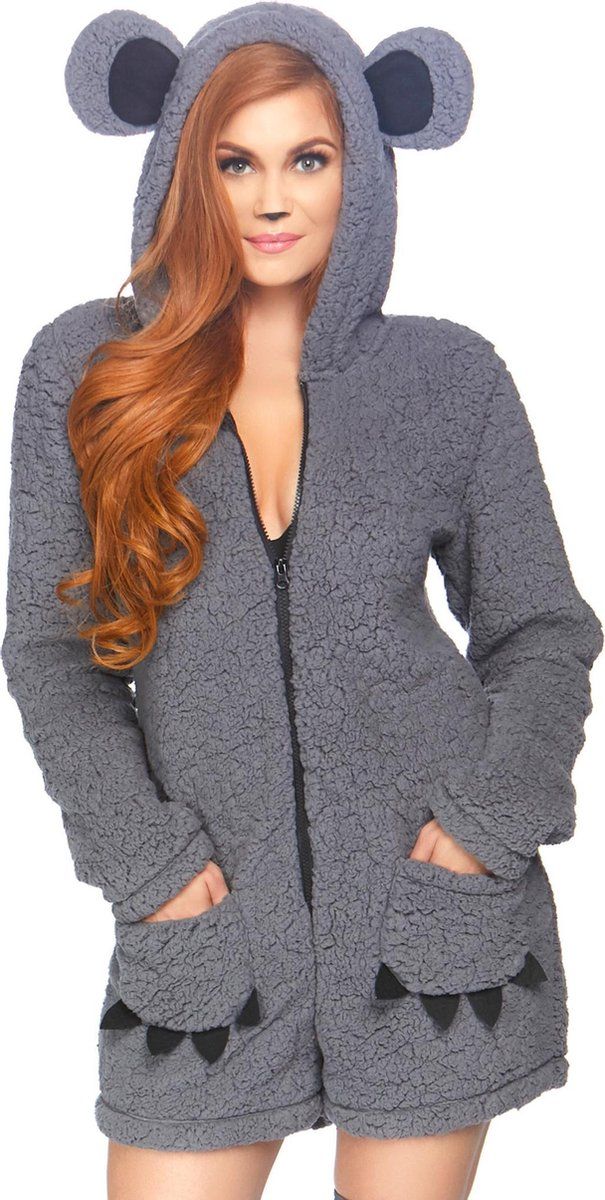 Leg Avenue Knuffelende zachte Koala kostuum dames - Maat M