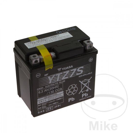 Yuasa YTZ7S Accu AGM 12V 6Ah