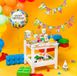 Décorations de gâteau pour cupcakes, forme de bloc, fête d'anniversaire, 5 pièces
