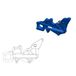 Moto Master Kroon Motorfiets Offroad Fusion Series 520-49T van gehard staal en aluminiumlegering