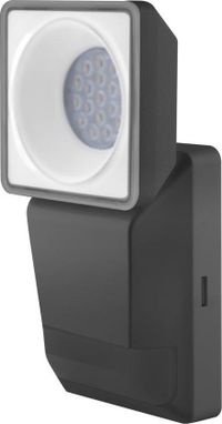 LEDVANCE Armatuur: voor muur, ENDURA® PRO SPOT SENSOR / 8 W, 220…240 V, uitstralingshoek: 50°, Cool White, 4000 K, materiaal behuizing: polycarbonaat (pc), IP55, 1-bundel