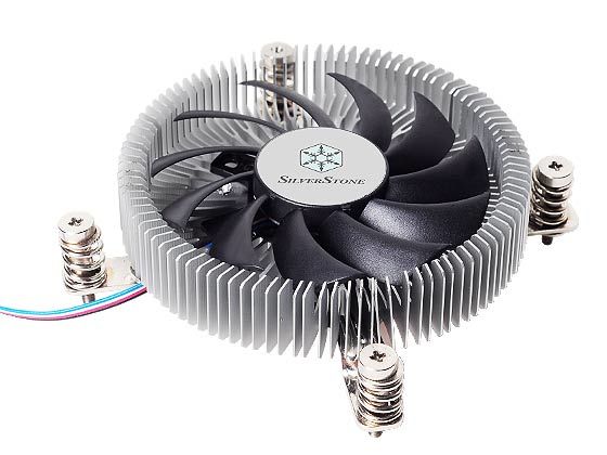 Silverstone SST-NT07-115X - CPU Cooler - 65W TDP - Black/Metallic