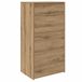 VidaXL Dressoir met 6 lades 50x34x96 cm bewerkt hout artisanaal eiken