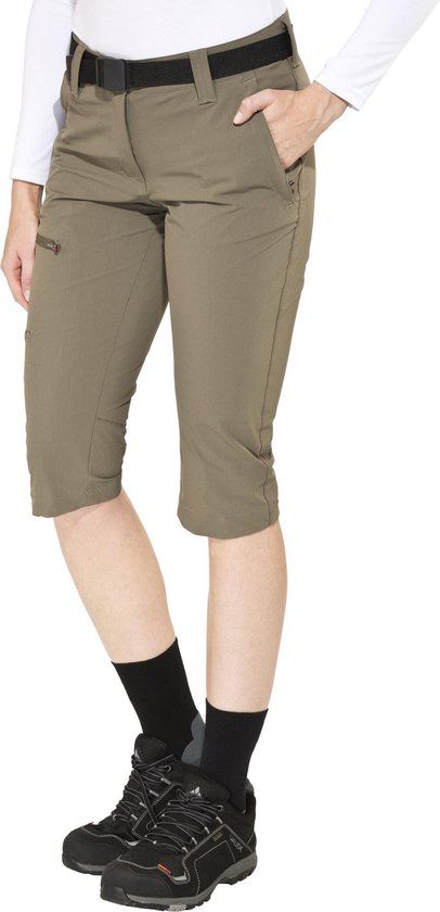 Maier Sports Inara Slim 3/4 bermuda shorts dames olijf maat 42
