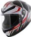 AGV K6 S Karve Mat Zwart Rood Wit Integraalhelm - Helm