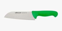 Arcos Serie 2900, Santoku mes met alveolen, 180 mm roestvrijstalen lemmet, handvat van polypropyleen, groen