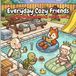 Everyday Cozy Friends: A Relaxing Coloring Book for Teens and Adults – Cute Animal Adventures for Stress Relief