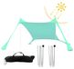 Tente de camping avec protection solaire