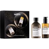L'Oréal Professionnel Absolut Repair Molecular Duo voor beschadigd haar | Set shampoo 300 ml + tweefasige olie 90 ml