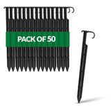 GARDENIX 50 Stück AquaPIN Gartenschlauch Anker Boden Erdspiess Befestigungsanker für Tropfschlauch Perlschlauch Steckgabel