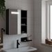 Maison Exclusive - Armoire de salle de bain miroir avec LED noir 45x13x52 cm
