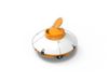 Bestway 12702O Frisbee Robot Aspirateur de piscine Blanc/Jaune