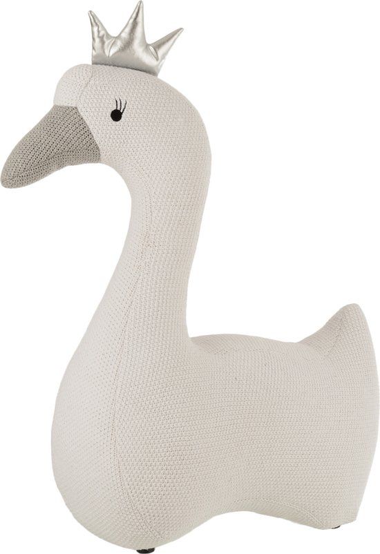 J-Line Zwaan - Wit/Grijs - Large
