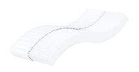 VidaXL Schuimmatras met hoge veerkracht Eénpersoons/Volledige grootte Wit Katoen Polyurethaan 1000 mm x 2100 mm x 170 mm
