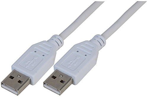 Pro Signal PSG91452 Lead, USB2.0 A Mannelijk naar Een Mannelijk, Wit, 2 m