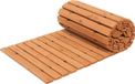 Chemin de jardin en bois, 12 pi L x 22 po L, allée de jardin droite antidérapante, chemin de jardin décoratif en cèdre déroulable avec connexion par câble, pavé de jardin décoratif pour fête de mariage dans le jardin