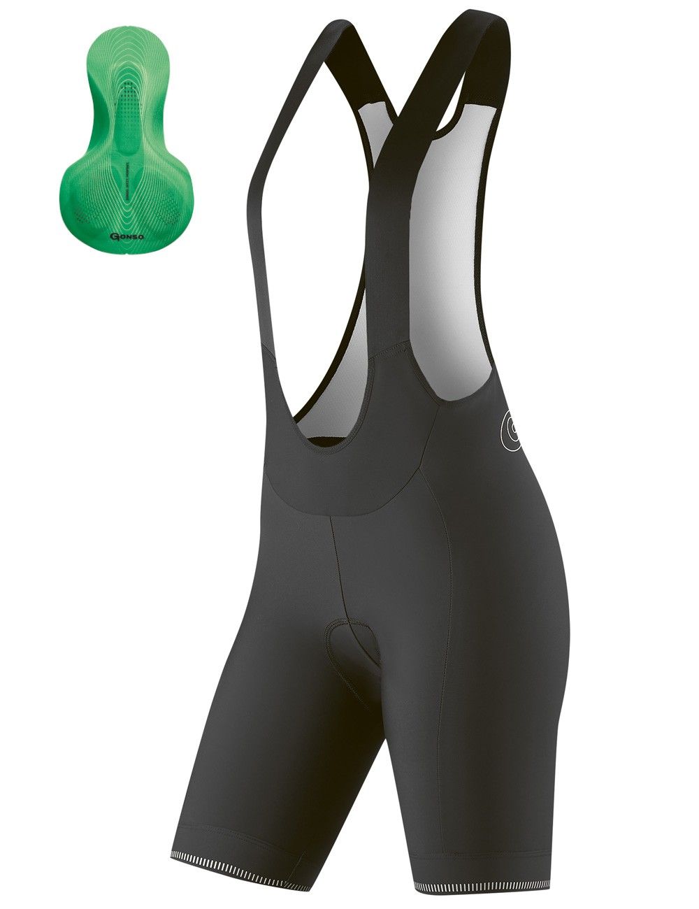 Gonso Sitivo-W Bib Shorts - Dames - Zwart