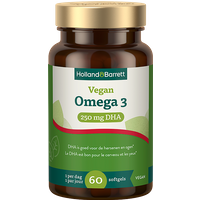 Holland & Barrett Vegan Omega 3 250mg DHA - 60 softgels