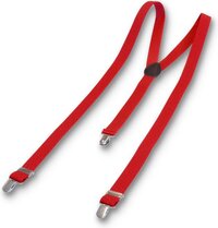 E.L. Cravatte Bretels - Smal - Felrood - Unisex - One size