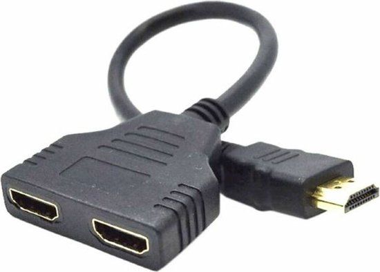 HDMI to Double HDMI Adapter - Gembird DSP-2PH4-04 - Black