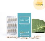 Ferro Plus | 30 Capsules Végétaliennes – Supplément de Fer – Énergie Naturelle – Concentration et Mémoire