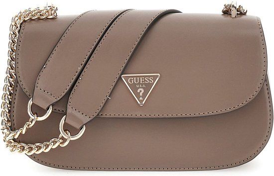 GUESS Schoudertas Daryna Convertible Xbody Flap Dark Taupe
