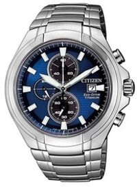 Citizen Super Titanium Heren Horloge CA0700-86L - Blauw - Titanium - 41mm