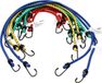 Deuba Rubberen Bagagespin - 12 Stuks met Haken 30-95 cm x 8 mm Ø