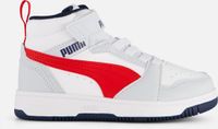 PUMA Rebound V6 Mid AC+ PS Sneakers Kids - Silver Mist/Club Navy/For All Time Red - Size 30