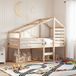 Maison Exclusive - Lit mezzanine pour lit enfant, 198x97x113 cm, pin massif