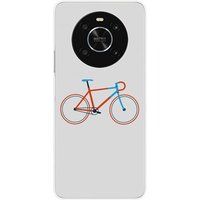 Huawei Honor X9 4G hoesje - Siliconen - Bike Color Hipster