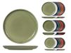 H&H, 18-delig tafelservies Nordic Havana, Stoneware, platte borden 26 cm, bodem 20,5 cm, fruit 20 cm, verschillende herfstkleuren