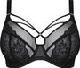 Elomi Brianna Plunge Dames Beha - Zwart - Maat 75K (EU)