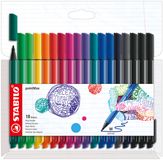 STABILO pointMax, pointe dure 0,8 mm, étui de 18 couleurs