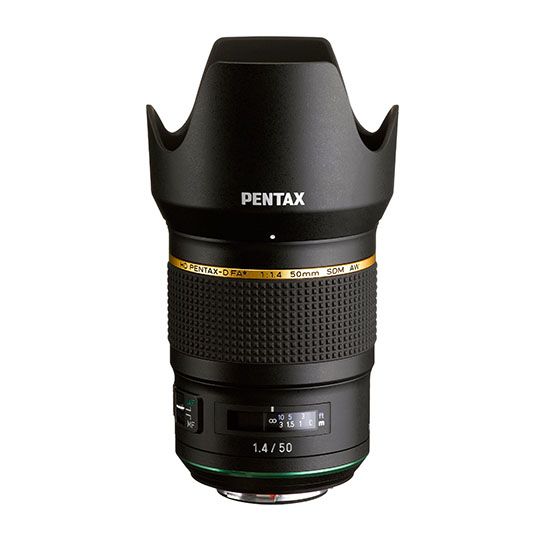 Pentax HD D-FA 50mm f/1.4 SDM AW Lens - Black